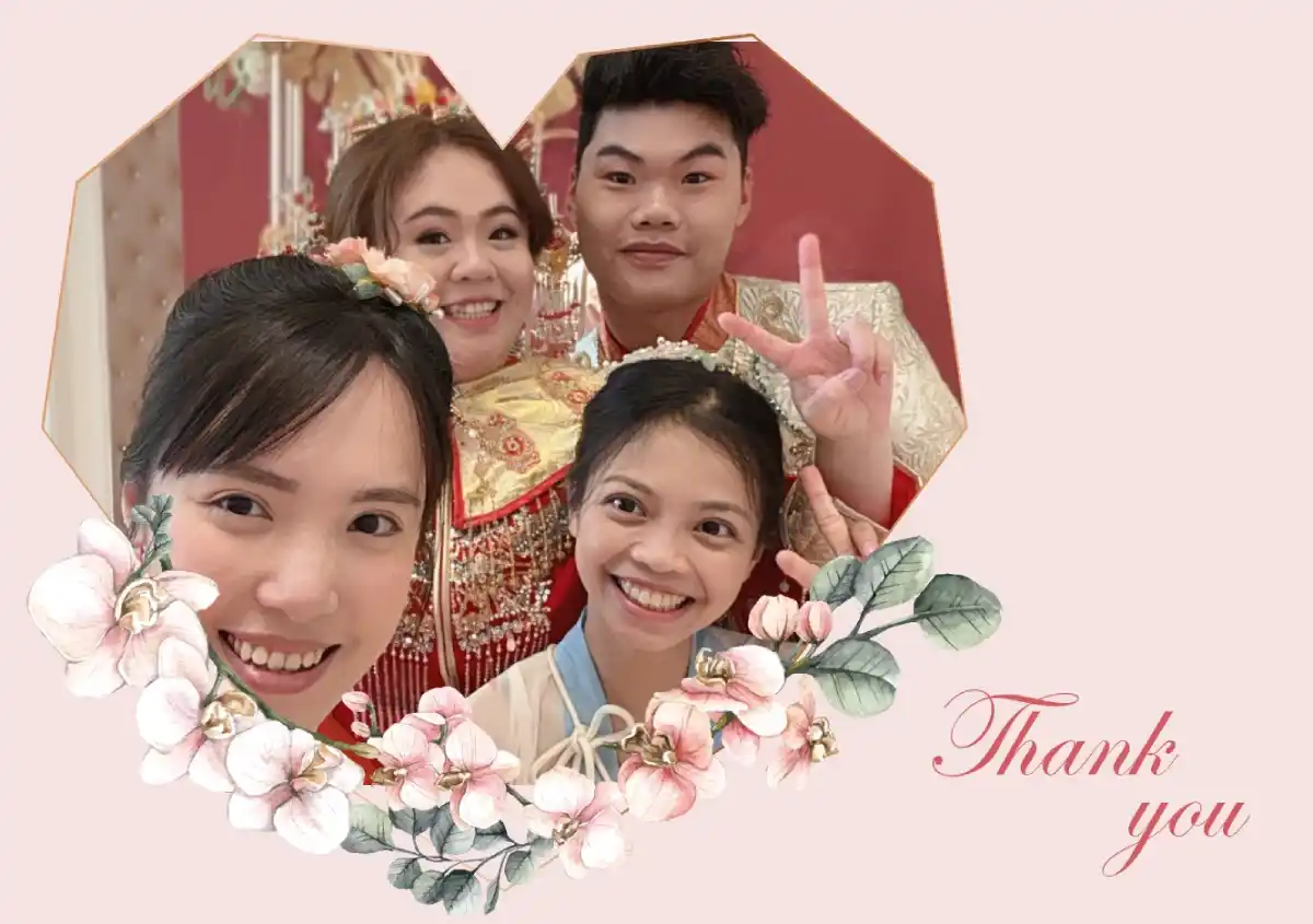 婚宴賓客自拍照片即時套用揪愛拍主題邊框